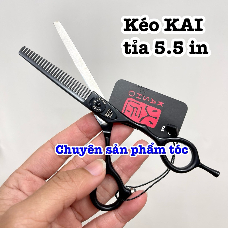 ✅Kai Kéo Tỉa Tóc 5.5 In Quai Phẳng Lệch Thép Nhật S440C Độ Cứng Trên 62HRC Chất Lượng Cao Kéo Cắt Tóc Cao Cấp