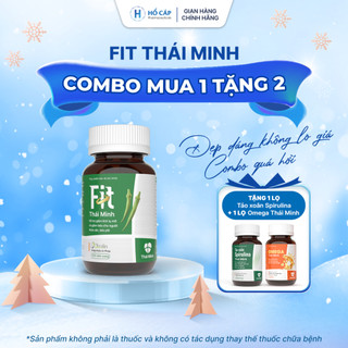 [MUA 1 TẶNG 2] Mua 1 lọ FIT Thái Minh 120 viên TẶNG NGAY 1 lọ Tảo xoắn Spirulina 120v và 1 lọ Omega Thái Minh 30v