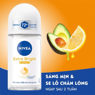 LĂN NGĂN MÙI NIVEA EXTRA BRIGHTENING 50ML