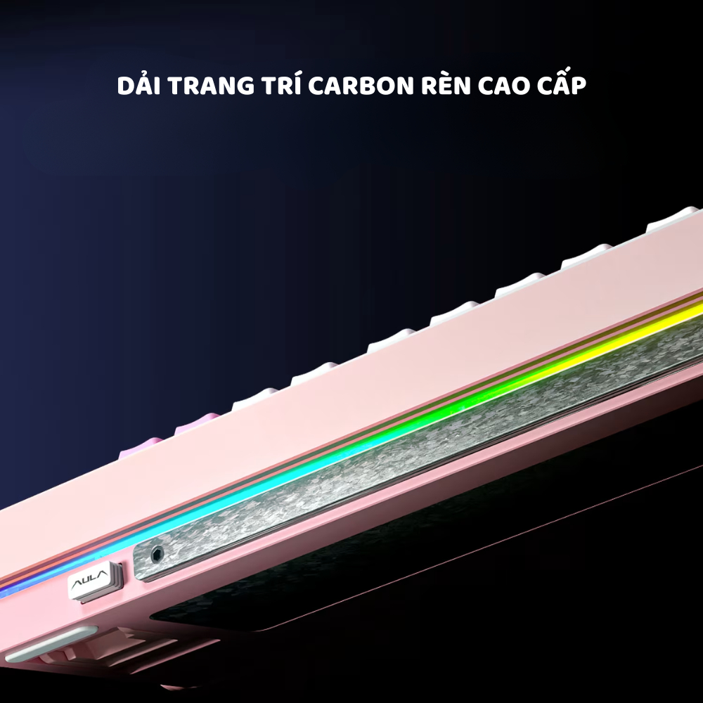 Bàn phím cơ không dây AULA NOVA75 - Màn hình TFT - 3 mode - Full foam - Led RGB - Có núm xoay - Pin 10000 mah | BigBuy360 - bigbuy360.vn