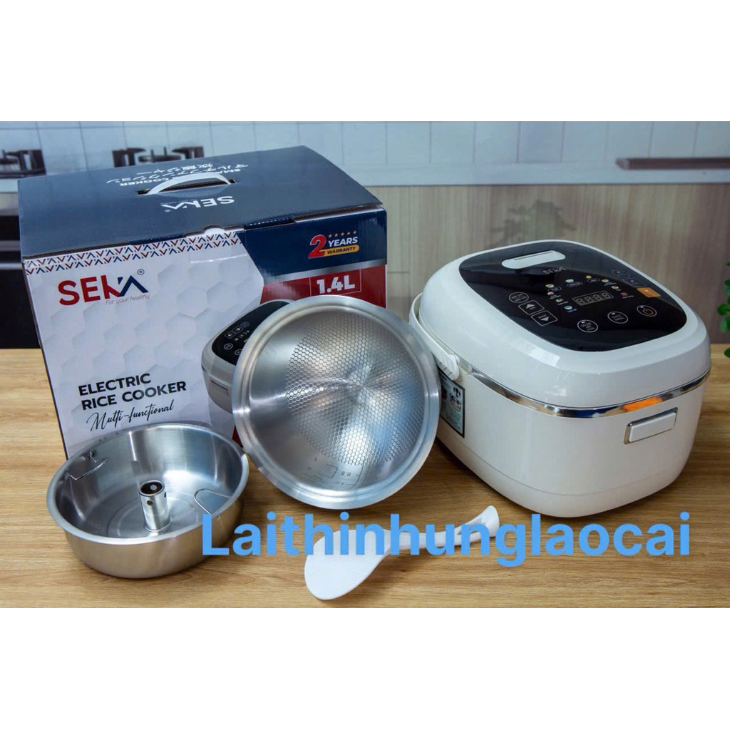 Nồi cơm điện tách đường Seka-SK1009W-1,4 lit( có quai xách)
