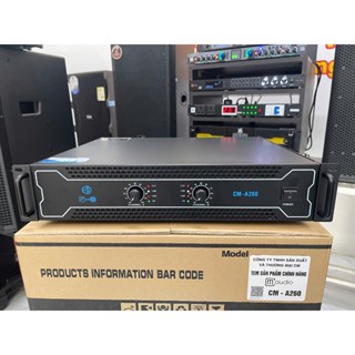  CỤC ĐẨY CÔNG SUẤT 2 KÊNH CM AUDIO A-260 20 SÒ 500W  1 KÊNH HÀNG CHÍNH HÃNG BẢO HÀNH 12 THÁNG 
