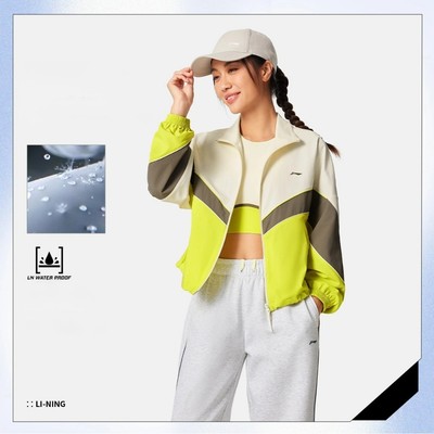Áo Khoác Gió (1 Lớp) Chống Thấm Nước Thể Thao Nữ Li-Ning Tập luyện/Training AFDV690-6V