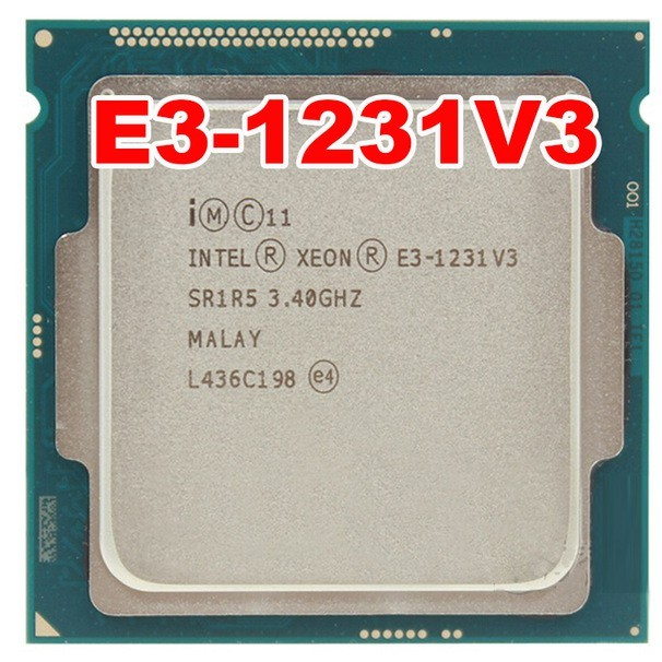 Chíp xeon E3 1231v3  tương đương i7 4790 socket 1150