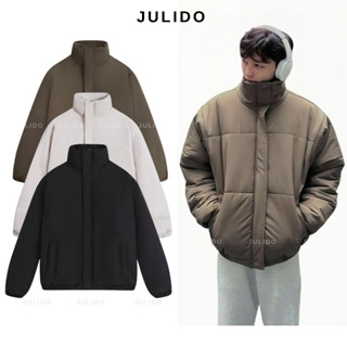 Áo khoác phao nam chất liệu bông tấm không dồn bông khi giặt máy ba lớp JULIDO 