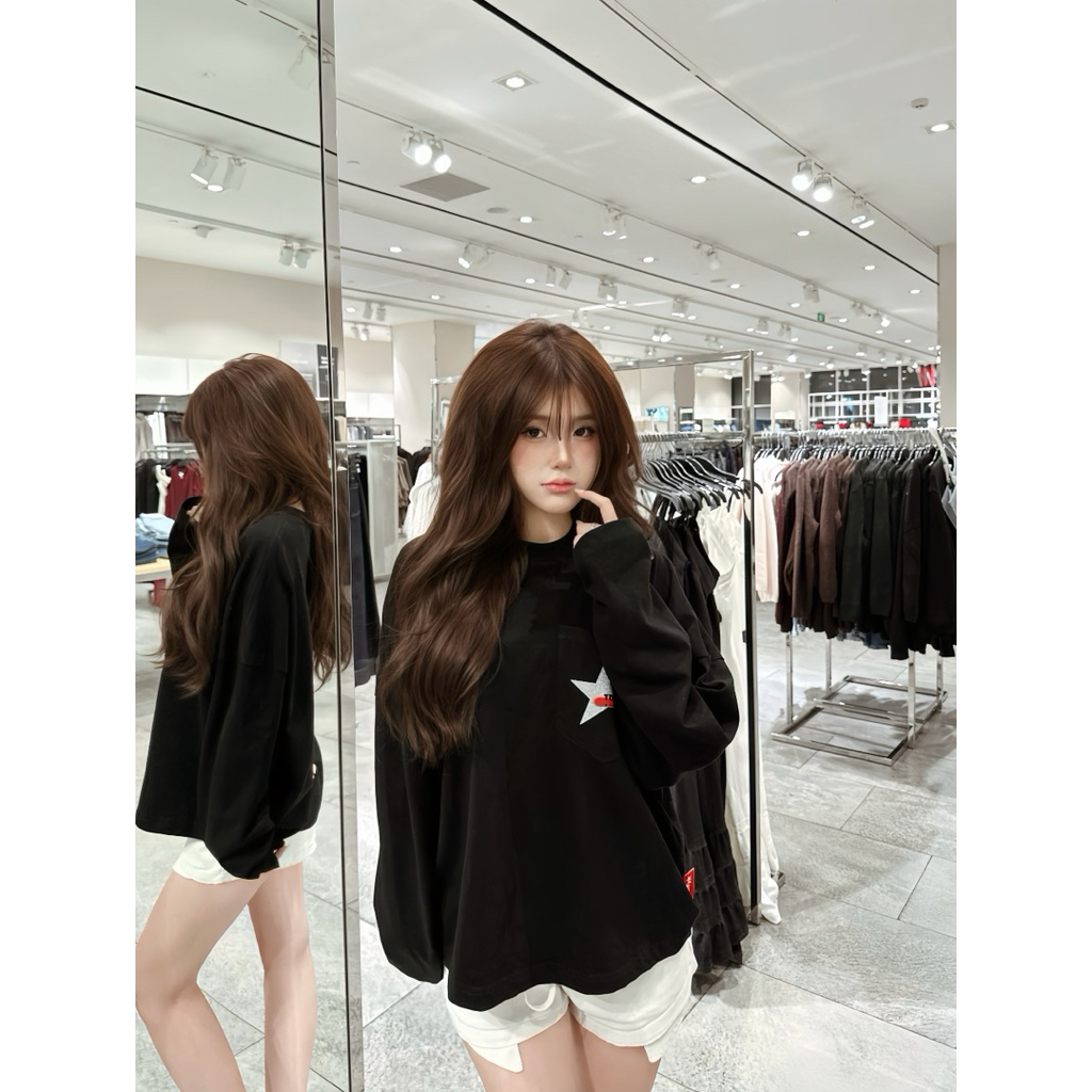 Áo Thun Tay Dài TRAFFY GTA 5 Stargirl/ Starboy Form Regular Cotton 2 Chiều Unisex | BigBuy360 - bigbuy360.vn