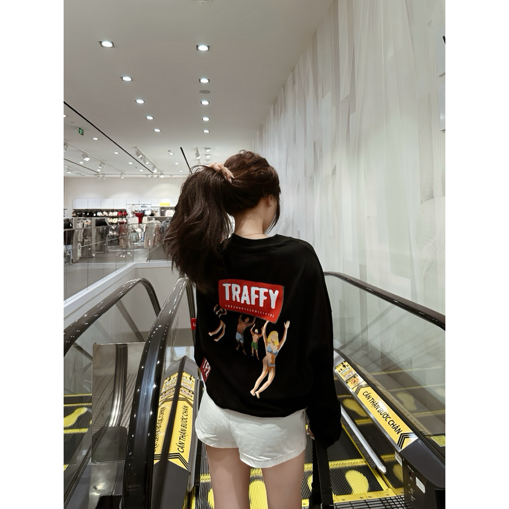 Áo Thun Tay Dài TRAFFY GTA 5 Stargirl/ Starboy Form Regular Cotton 2 Chiều Unisex | BigBuy360 - bigbuy360.vn