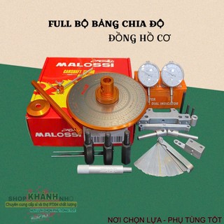 Hót cam "Bảng chia độ" Malossi V1 , giá đỡ , đồng hồ, tựa điểm thượng dành cho AE thầy thợ