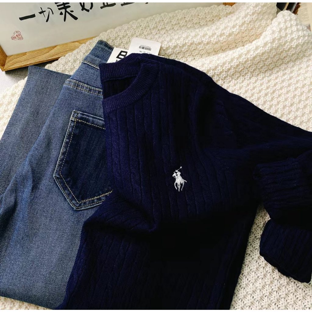 LALASHOP _ Áo len họa tiết thêu hình con ngựa | BigBuy360 - bigbuy360.vn