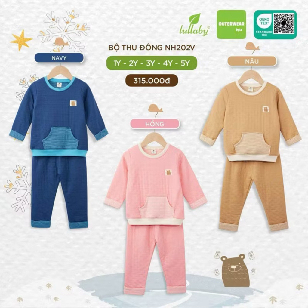 [LULLABY] Bộ trần bông Lullaby