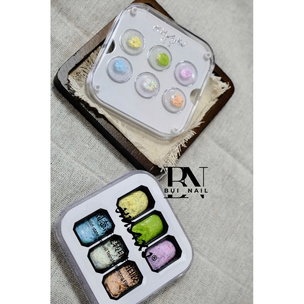 SET GEL DẶM NGŨ CỐC 6 MÀU HUAXI