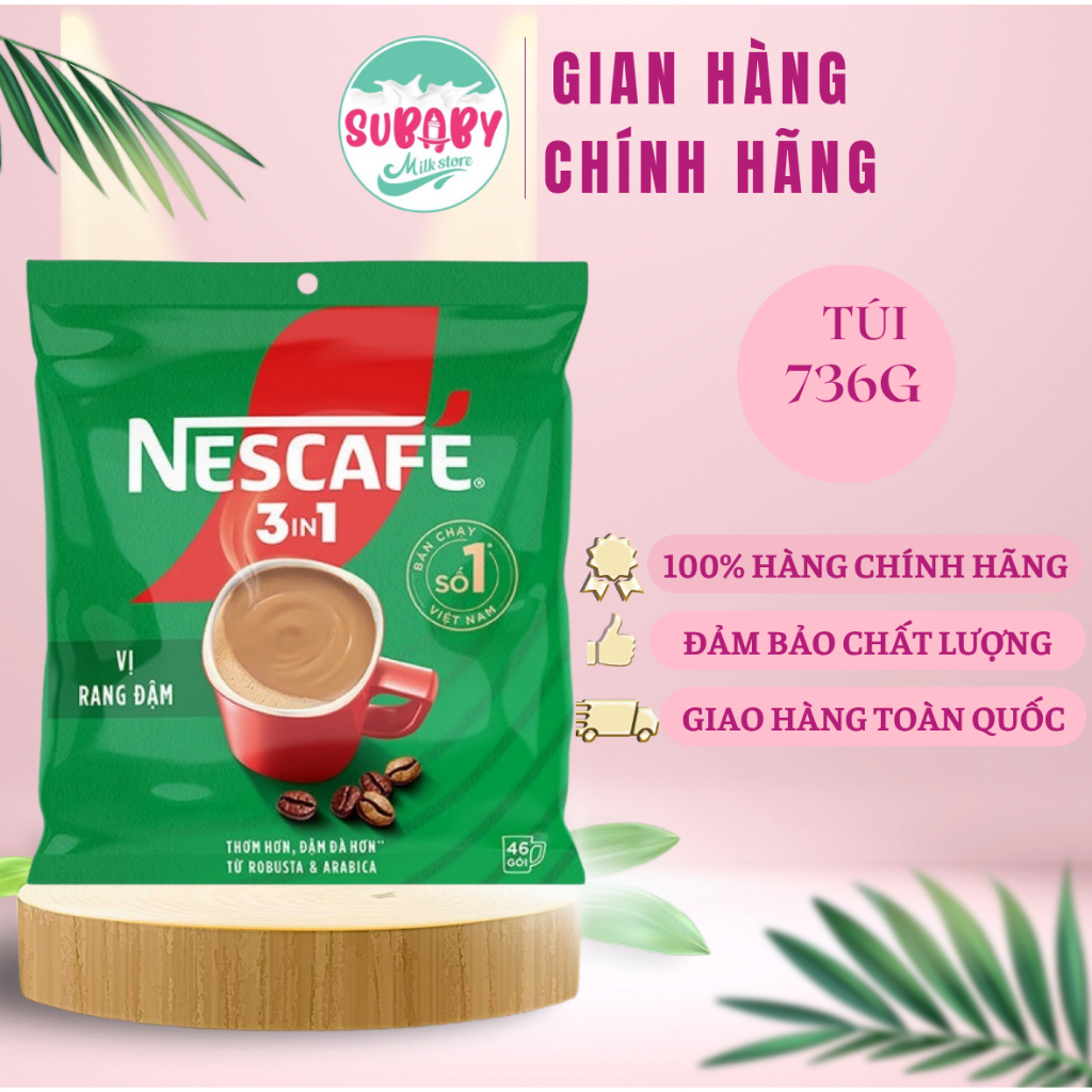 Cà Phê Rang Xay Hoà Tan Nescafe 3 In 1 đủ các loại