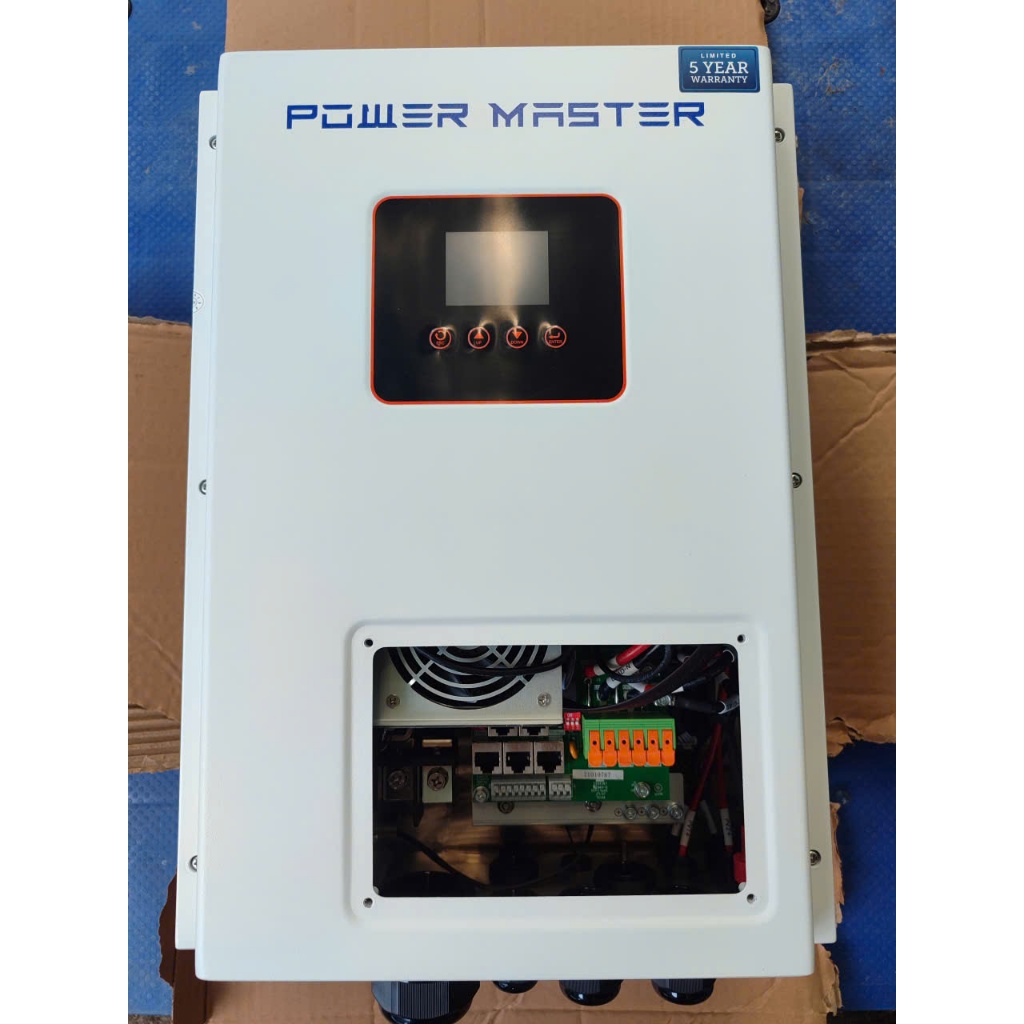 Inverter Hybrid PowerMaster 6kW – Biến tần lưu trữ 1 pha – Hỗ trợ sạc xả – IP65