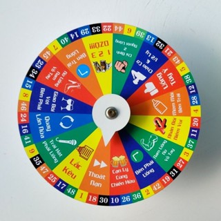  Vòng quay may mắn vòng quay ăn nhậu đường kính 25cm cao 6cm viền số 