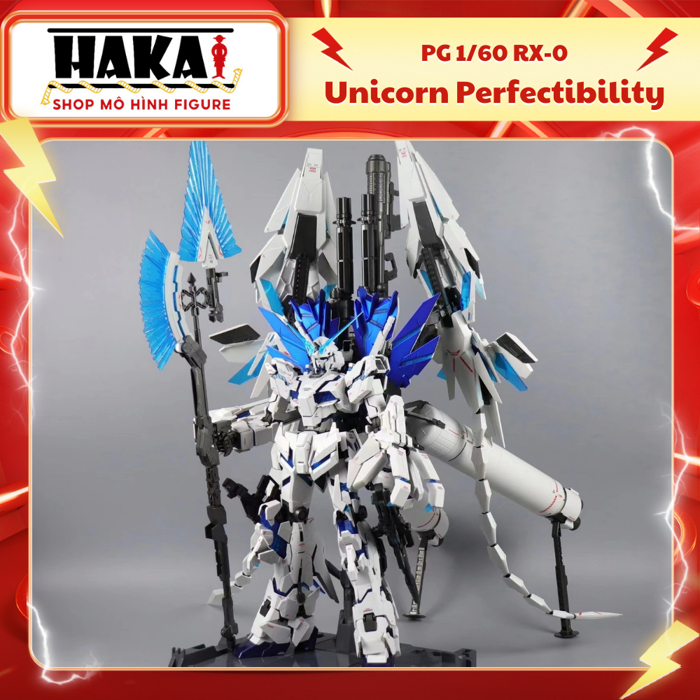 [ Hàng Sẵn ] Mô hình lắp ráp Gundam PG 1/60 RX-0 Unicorn Perfectibility- Mô hình Figure Hakai shop