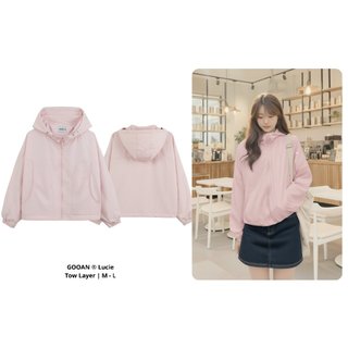   Top Seller  Áo Khoác Gió Nữ Lucie Chống Nắng Chống Mưa Thoáng Mát - Phong Cách Hàn Quốc Thanh Lịch Mát Mẻ Suốt Ngày 