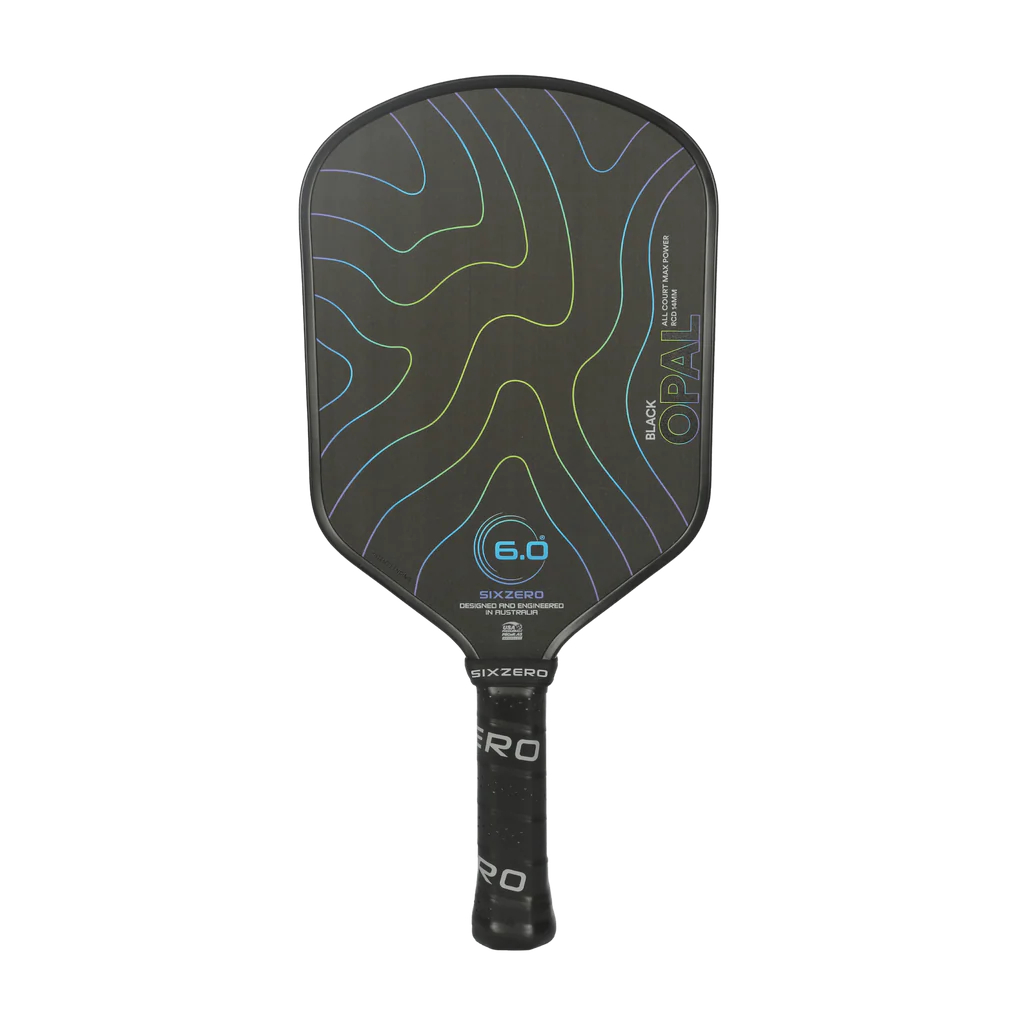 ✅ Vợt Pickleball Six Zero Black Opal 14mm Chính Hãng