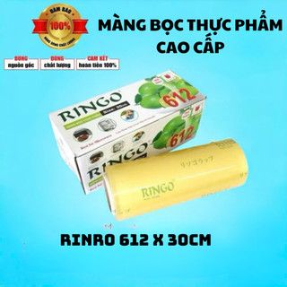  Màng Bọc Thực Phẩm RINGO 612 - 30cm Co Dãn Chịu Nhiệt Cao Cấp,Màng Bọc Thực Phẩm Chính Hãng Siêu Dai An Toàn 