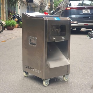 Máy cắt thịt tươi sống, máy thái thịt bò, bê, dê, trâu, thái bì, thái tai, hải sản,.... DQ8 đầy đủ cỡ dao lựa chọn