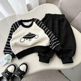   Đơn 299K Tặng Kính  Bộ Quần Áo Trẻ Em THỎ ĐỘI MŨ Mùa Đông Chất Vải Nỉ Ép 2 Da Siêu Ấm Hà Duyên Kids 