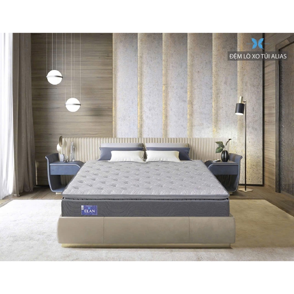 Đệm lò xo túi cuộn Elan Alias. Bảo hành 10 năm - dày 29cm
