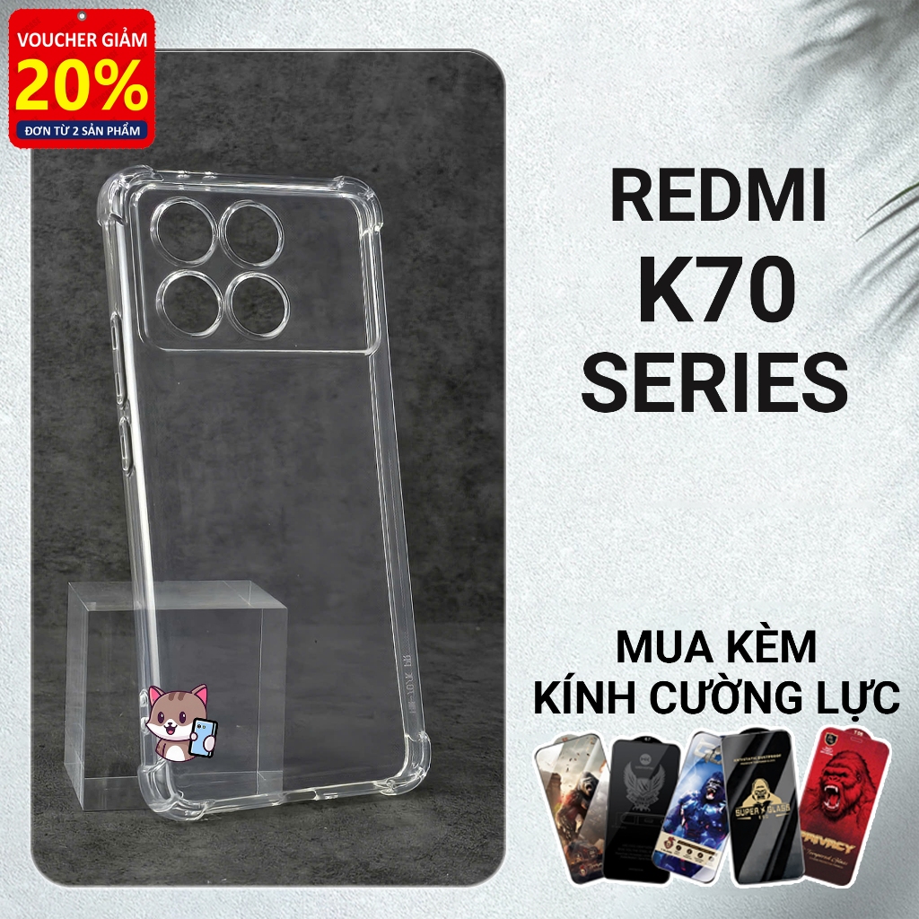 Ốp lưng Redmi K70, K70e, K70 Pro, K70 Ultra Meocase trơn chống va đập | Ốp lưng điện thoại Xiaomi dẻ