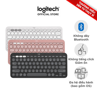 Bàn phím không dây Bluetooth Logitech Pebble K380 | K380s - giảm ồn, gọn nhẹ, đa thiết bị, Mac/ PC