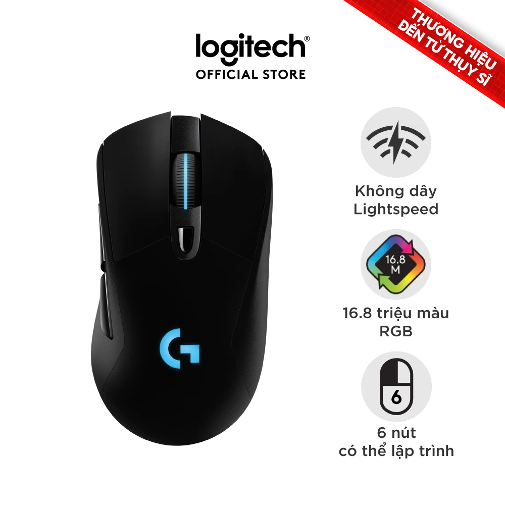 Chuột Gaming không dây LIGHTSPEED Logitech G G703 Hero