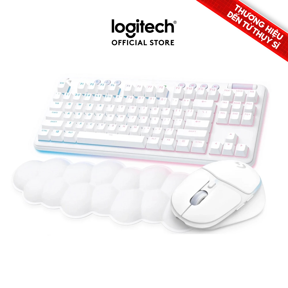 Combo gaming không dây Logitech G Aurora, bàn phím gaming G715 TKL Aurora,Chuột game G705 Aurora