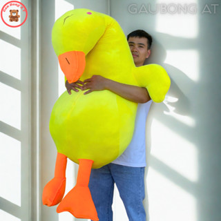  Gấu Bông Vịt Vàng  Gối Ôm Hình Thú Êm Mềm  Thú Nhồi Bông Hình Con Vịt Nằm Ngủ Dễ Thương 