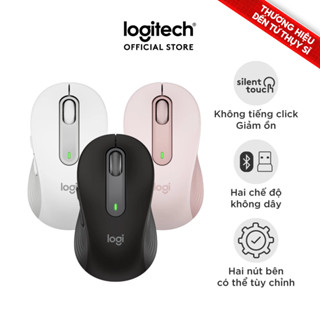 Chuột không dây bluetooth Logitech Signature M650 - SmartWheel, giảm ồn, tùy chỉnh các nút