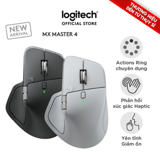 Chuột không dây công thái học Logitech MX Master 4 - Rung phản hồi, Cuộn siêu nhanh, Sạc USB-C