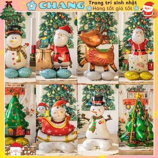  Bong Bóng Trang Trí NOEL Nhiều Mẫu Bóng 3D Người Tuyết MERRY CHRISTMAS - Chang Decor 
