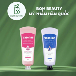  Kem dưỡng da tay Vaseline Deep Moisture Hand & Nail Cream 60ml  1 tuýp  hoặc Kem dưỡng da chân Vaseline moiture foot 