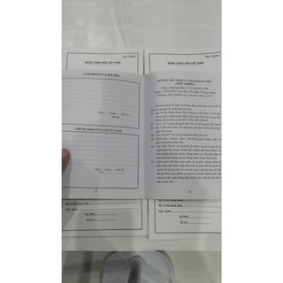 Lý lịch đảng viên 1-HSDV (6 quyển)-32trang