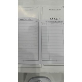 Lý lịch đảng viên 1-HSDV (6 quyển)-32trang