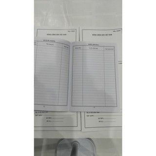 Lý lịch đảng viên 1-HSDV (6 quyển)-32trang