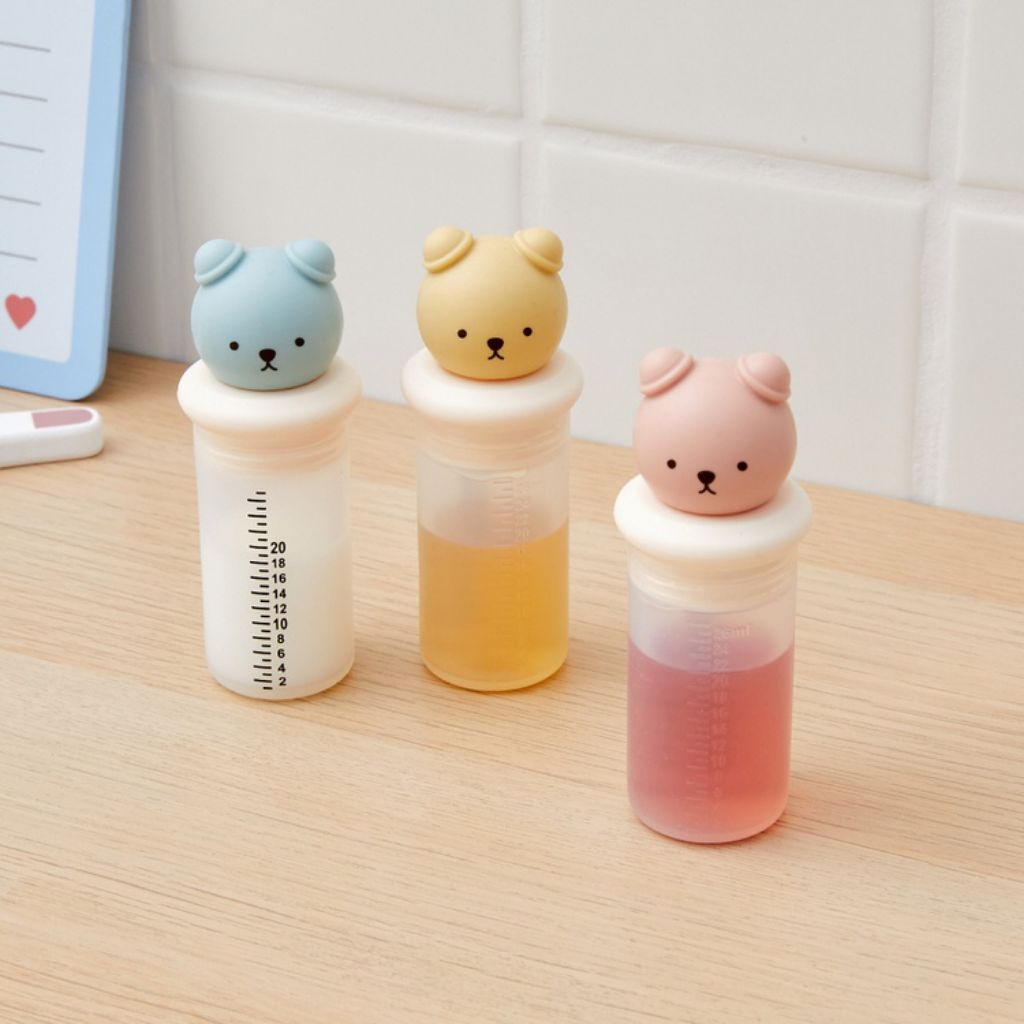 Set uống thuốc silicon Modern house Hàn quốc cho bé từ sơ sinh