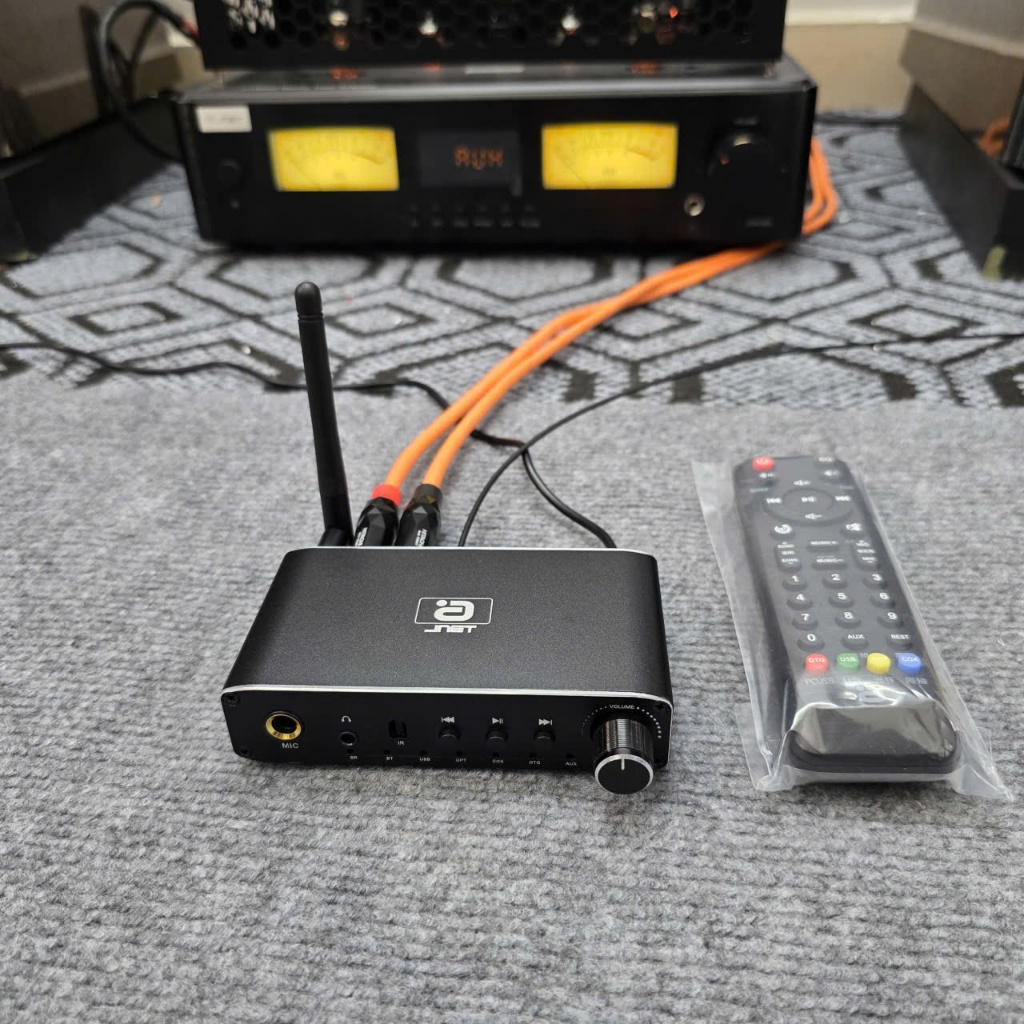DAC JNET Bluetooth 5.3 - Hỗ Trợ Cổng Quang, Coaxial, USB/OTG - Giải Mã Âm Thanh Cho Dàn Audio