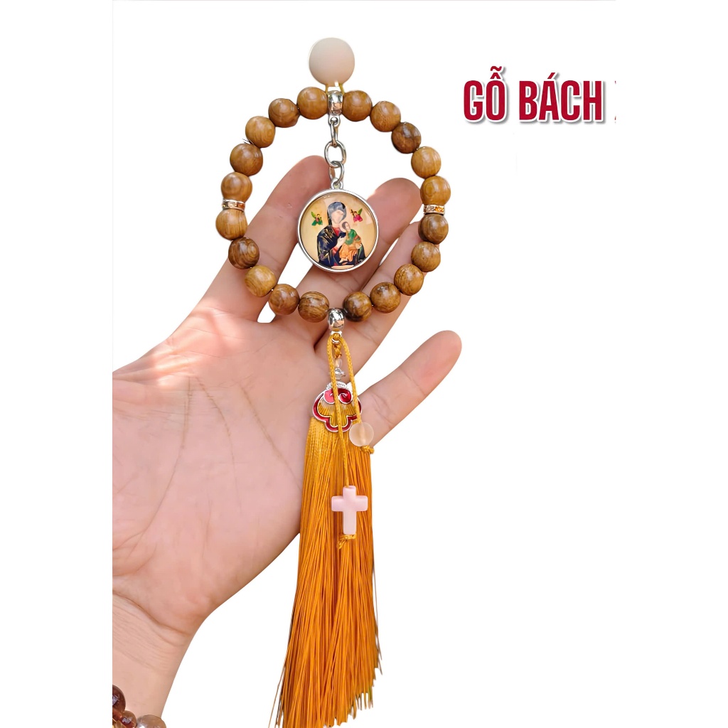 Vòng Dây Treo Gương Xe Ô Tô Dành Cho Công Giáo