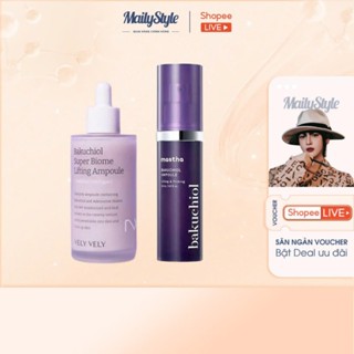  S40_COMBO Tinh Chất Bakuchiol 10,000ppm Vely Vely  H111 + Tinh chất Hỗ trợ chống già Bakuchiol Mastina  Q70  