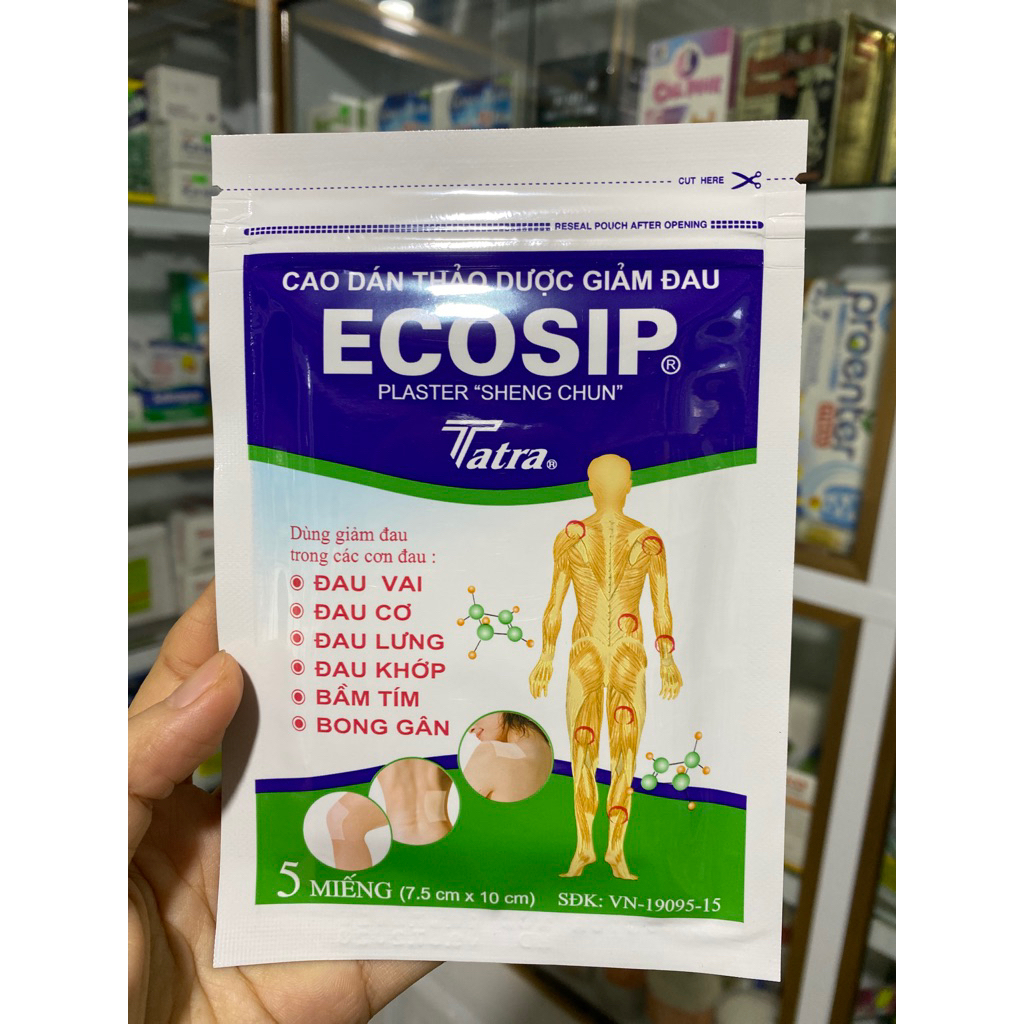 CAO DÁN ECOSIP GÓI 5 MIẾNG