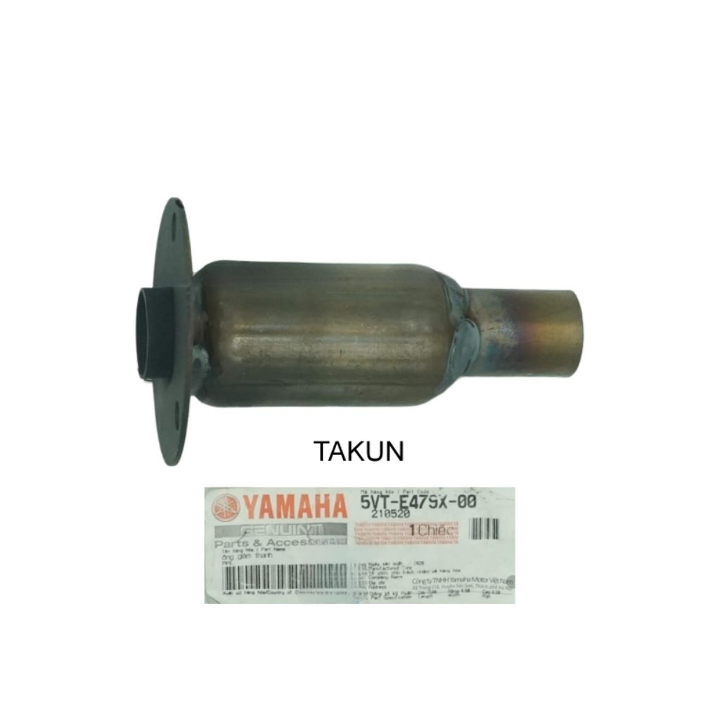 Ống tiêu pô giảm thanh xe JUPITER V, R... zin Yamaha 5VT-E479X-00
