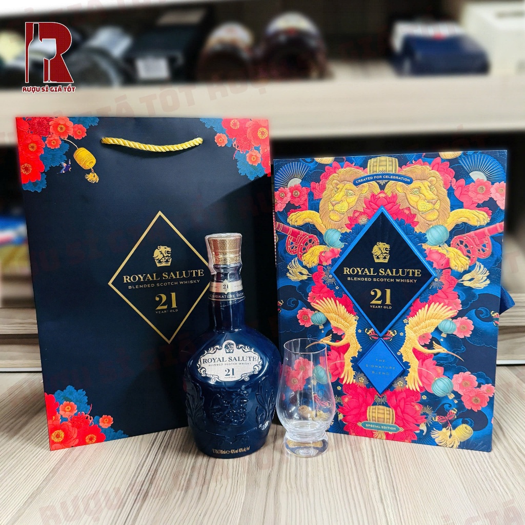 [RƯỢU NGOẠI - WHISKY] Chivas 21 Royal Salute Hộp Quà Tết 2026
