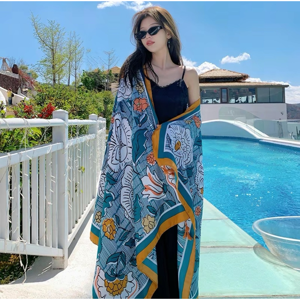 Khăn quàng lụa kt 90x180