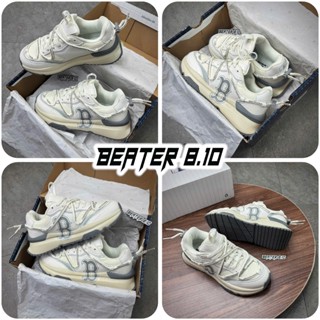   Chính hãng  Giày MLB Chunky Runner Lace Boston Red Sox màu Xám - 3ASHCRR3N-43WHS 