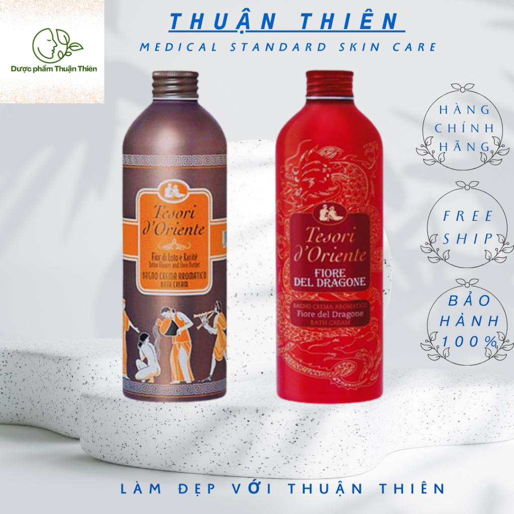 Sữa Tắm Nước Hoa Tesori d'Oriente Aromatic Bath Cream - 500ml