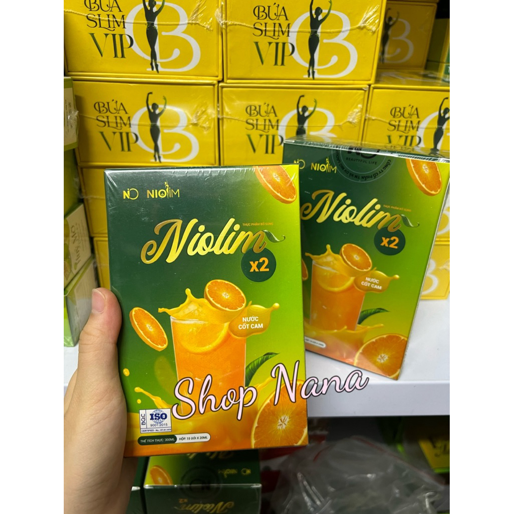 Siro Giảm Cân Nio Slim Chính Hãng - Giảm Cân NIOSLIM X2 Mẫu Mới giảm cân nhanh an toàn,giảm mỡ bụng 