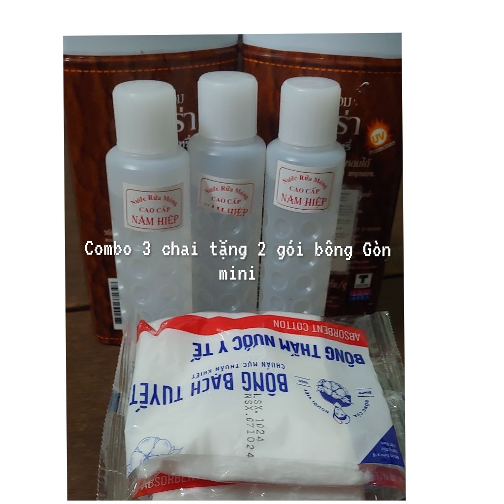 Combo 3 Chai Nước Rửa Móng Tay Loại tốt 100ml