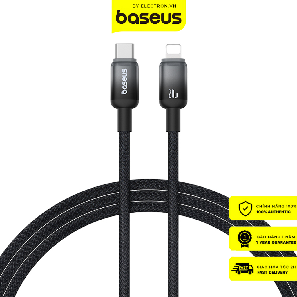 Cáp Sạc Nhanh C to I.P Baseus Discolor Series 20W (480Mbps)